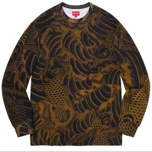 Supreme Waves Long Sleeve Top